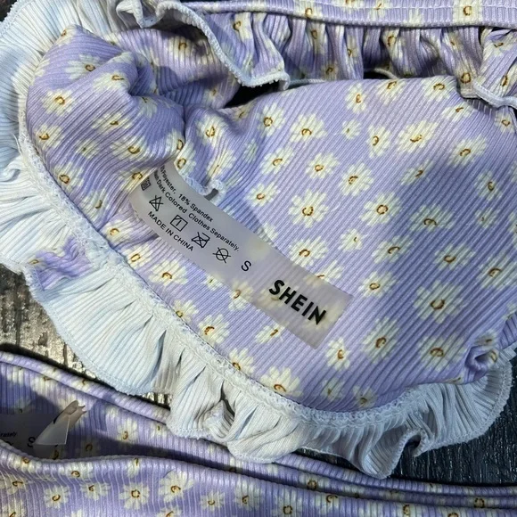 Purple Floral Bikini Set - Picture 5 of 5